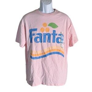 FANTA Women's Short Sleeve Pull-Over‎ Pink T-Shirt Medium NWT